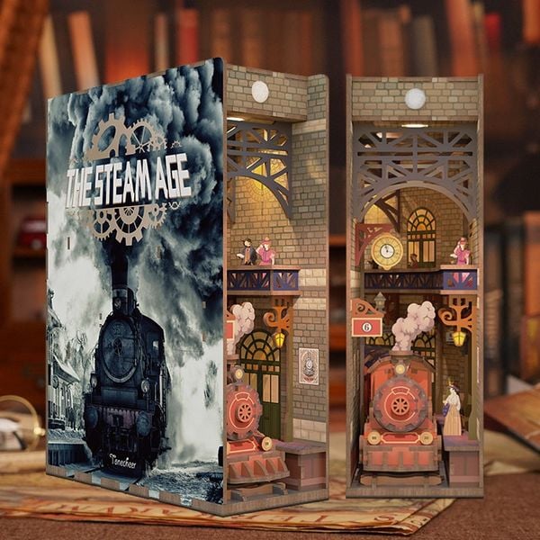Book Nook DIY Bücherecke The Steam Age