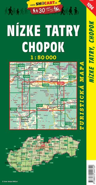 Produktbild: SC 1094 Nizke Tatry, Chopok 1 : 50 000