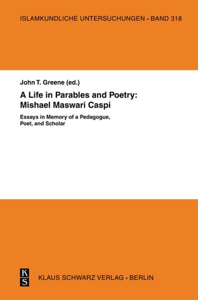 Produktbild: A Life in Parables and Poetry: Mishael Maswari Caspi