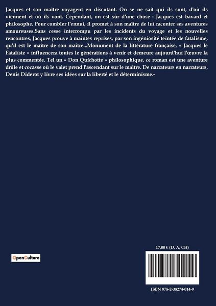 Produktbild: Jacques le Fataliste