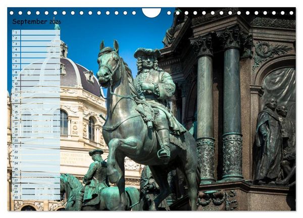 Produktbild: Wien f&uuml;r Liebhaber und Interessierte (Wandkalender 2026 DIN A4 quer), CALVENDO Monatskalender