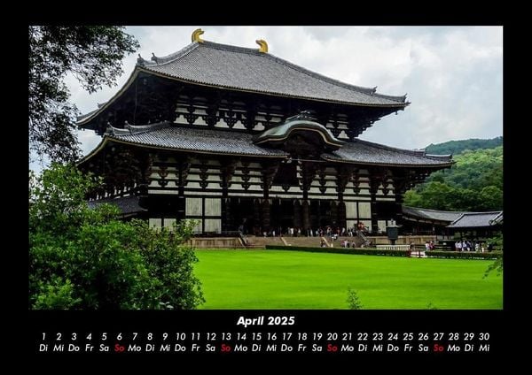 Produktbild: Tempel 2025 Fotokalender DIN A3