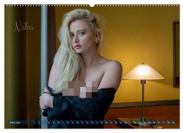 Produktbild: Erotik Fotoart - Natural Honeys (Wandkalender 2026 DIN A2 quer), CALVENDO Monatskalender