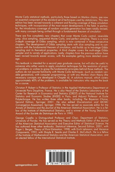 Produktbild: Monte Carlo Statistical Methods