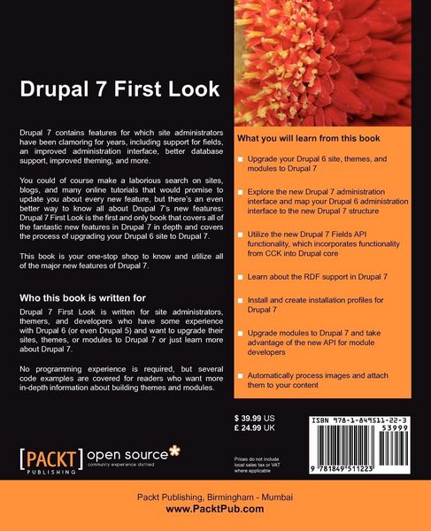 Produktbild: Drupal 7 First Look