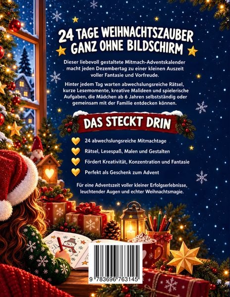Produktbild: Mein erster Mitmach-Adventskalender - 100% Offline 1000% Weihnachtszauber