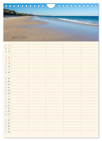 Produktbild: Mit Blick auf's Meer (Wandkalender 2026 DIN A4 hoch), CALVENDO Monatskalender