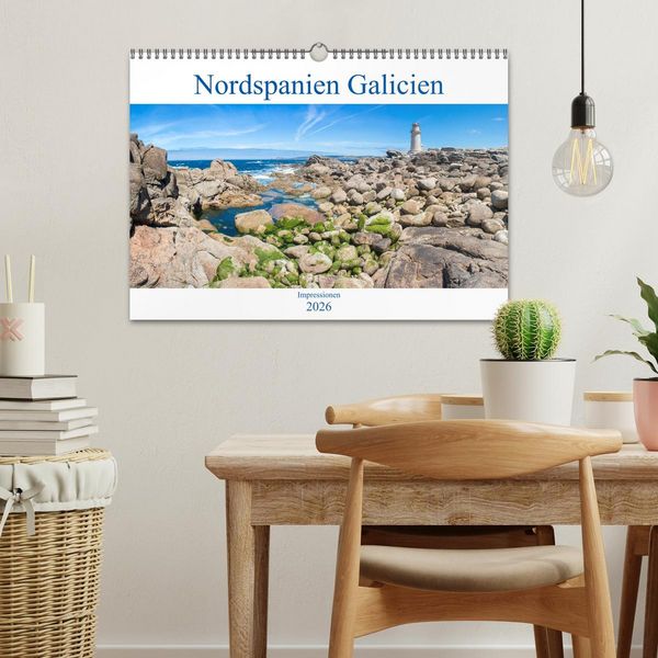 Produktbild: Nordspanien Galicien (Wandkalender 2026 DIN A3 quer), CALVENDO Monatskalender