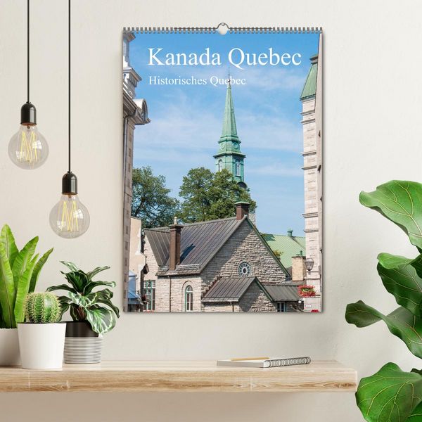 Produktbild: Kanada Quebec - Historisches Quebec (Wandkalender 2026 DIN A2 hoch), CALVENDO Monatskalender