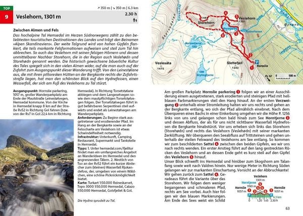 Produktbild: ROTHER Wanderf&uuml;hrer Norwegen &ndash; Der S&uuml;den. 60 Fjord- und Bergwanderungen zwischen Oslo, Kap Lindesnes und Sognefjorden