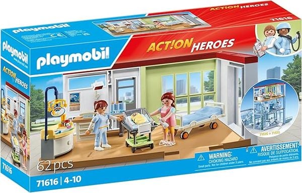 Playmobil® ACT!ON HEROES Entbindungsstation 71616