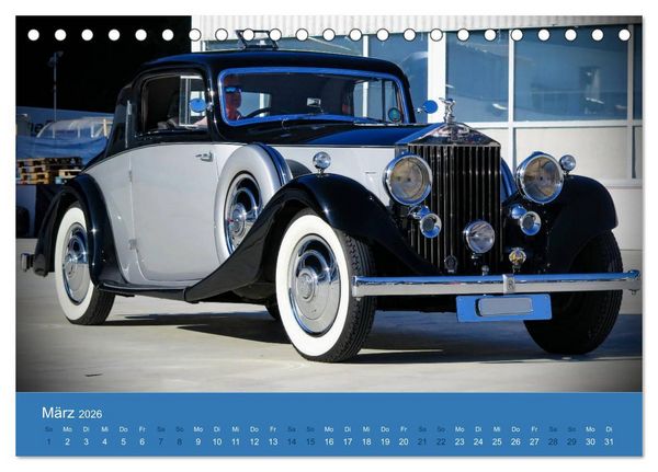 Produktbild: Rolls Royce Revival (Tischkalender 2026 DIN A5 quer), CALVENDO Monatskalender