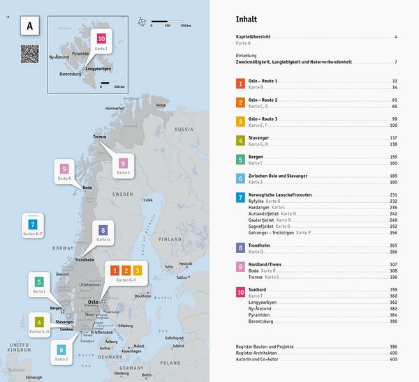 Produktbild: Norwegen. Architekturf&uuml;hrer