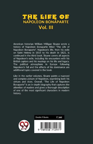 Produktbild: The Life Of Napoleon Bonaparte Vol.III