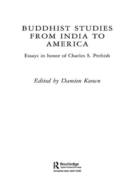 Produktbild: Buddhist Studies from India to America