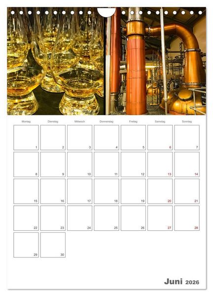 Produktbild: Schottland Impressionen - Schl&ouml;sser und Whisky (Wandkalender 2026 DIN A4 hoch), CALVENDO Monatskalender