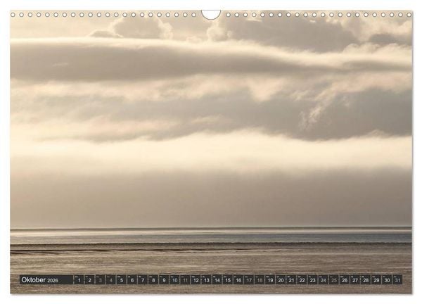 Produktbild: F&ouml;hr und Amrum - Spazierg&auml;nge am Meer (Wandkalender 2026 DIN A3 quer), CALVENDO Monatskalender