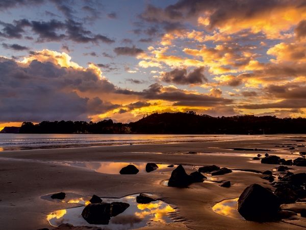 Produktbild: CALVENDO Puzzle Neuseeland - Mercury Bay | 1000 Teile Lege-Gr&ouml;&szlig;e 64x48cm Foto-Puzzle f&uuml;r gl&uuml;ckliche Stunden