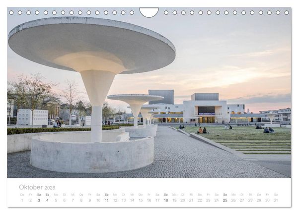 Produktbild: Darmstadt &ndash; G&auml;rten, Kunst, Architektur (Wandkalender 2026 DIN A4 quer), CALVENDO Monatskalender