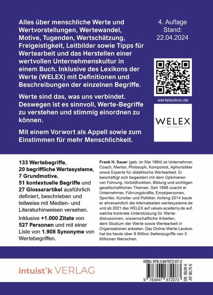 Produktbild: Das gro&szlig;e Buch der Werte 2024