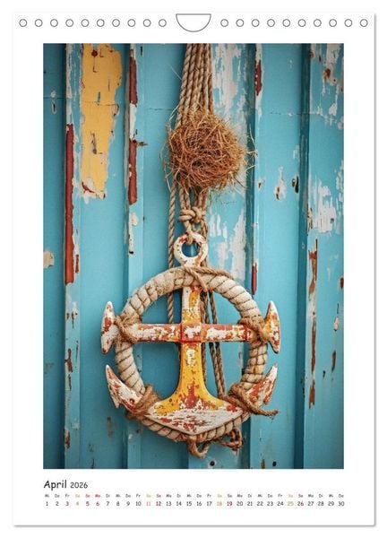 Produktbild: Maritimer Charme (Wandkalender 2026 DIN A4 hoch), CALVENDO Monatskalender
