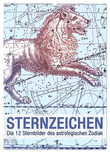 Produktbild: Sternzeichenkalender (Wandkalender 2026 DIN A2 hoch), CALVENDO Monatskalender