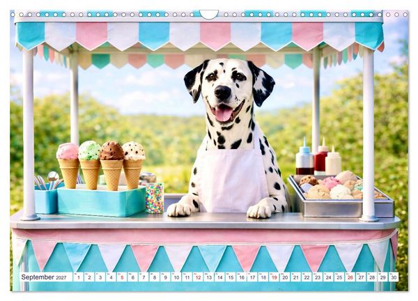 Produktbild: Wovon Hunde tr&auml;umen (Wandkalender 2027 DIN A3 quer), CALVENDO Monatskalender