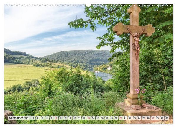 Produktbild: Romantisches Neckartal (Wandkalender 2026 DIN A2 quer), CALVENDO Monatskalender