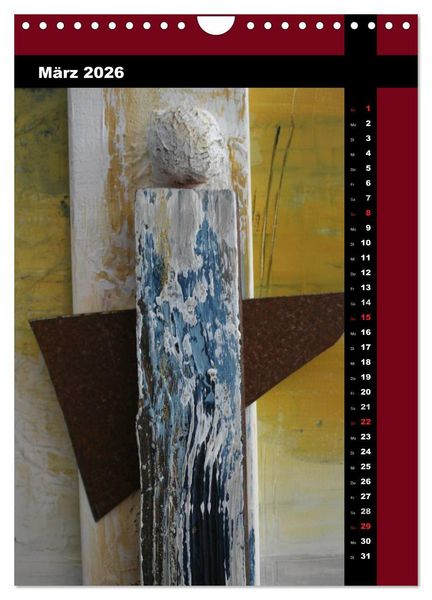 Produktbild: Farbenfrohe Engel (Wandkalender 2026 DIN A4 hoch), CALVENDO Monatskalender
