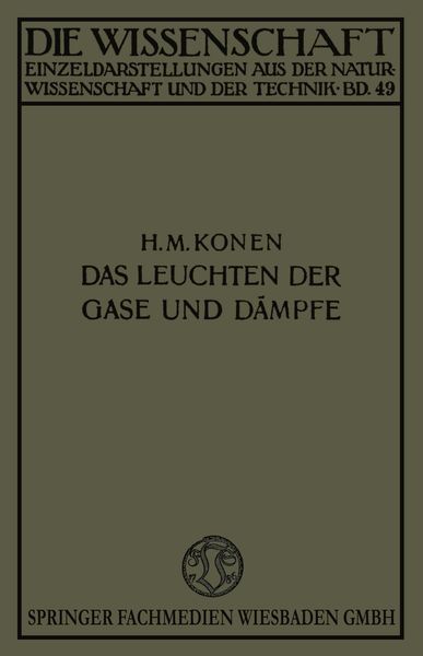 Produktbild: Das Leuchten der Gase und D&auml;mpfe