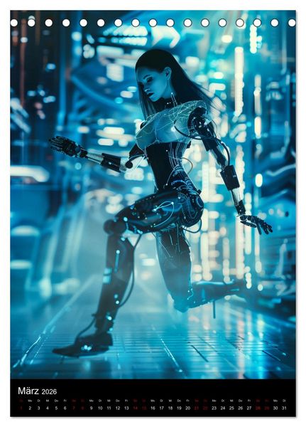 Produktbild: CYBER SISTERS (Tischkalender 2026 DIN A5 hoch), CALVENDO Monatskalender