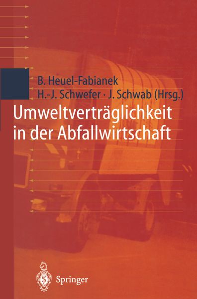 Produktbild: Umweltvertr&auml;glichkeit in der Abfallwirtschaft