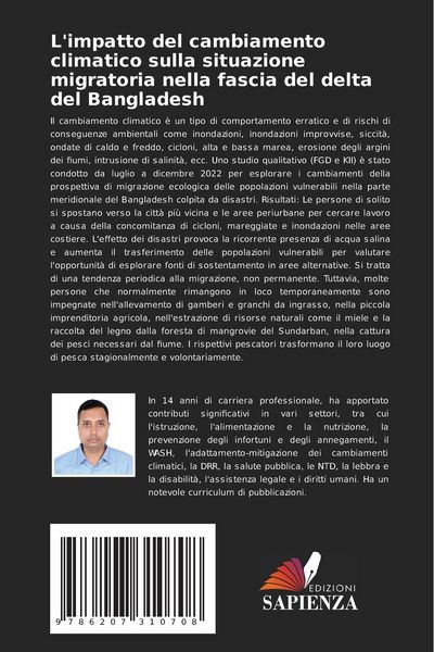 Produktbild: L'impatto del cambiamento climatico sulla situazione migratoria nella fascia del delta del Bangladesh