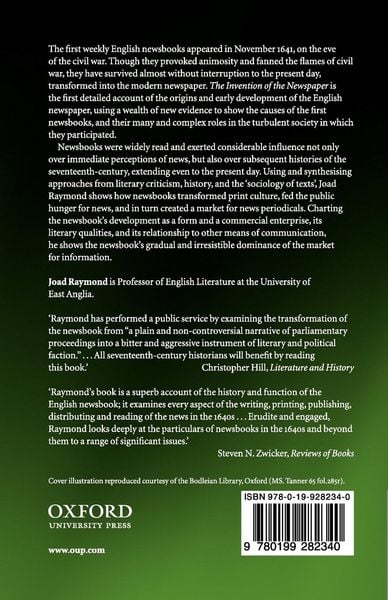 Produktbild: The Invention of the Newspaper