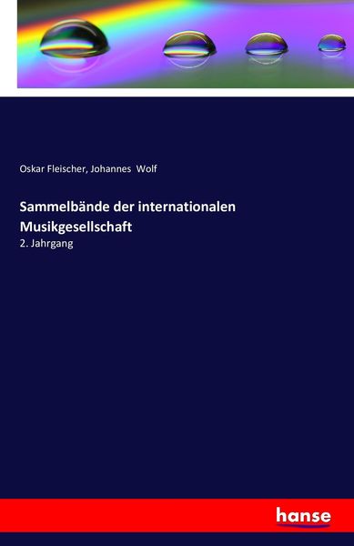 Produktbild: Sammelb&auml;nde der internationalen Musikgesellschaft