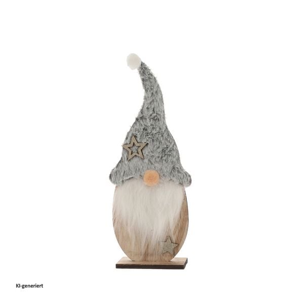 Produktbild: HTI-Living Wichtel auf Holzfu&szlig; 31 cm Wichtel auf Holzfu&szlig; 31 cm