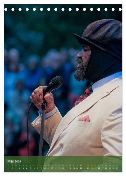 Produktbild: Jazz and more in Weimar (Tischkalender 2026 DIN A5 hoch), CALVENDO Monatskalender