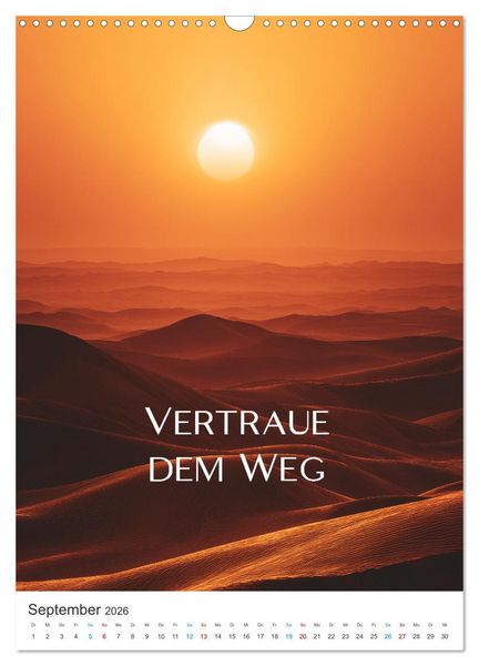 Produktbild: Die Kraft der Worte (Wandkalender 2026 DIN A3 hoch), CALVENDO Monatskalender
