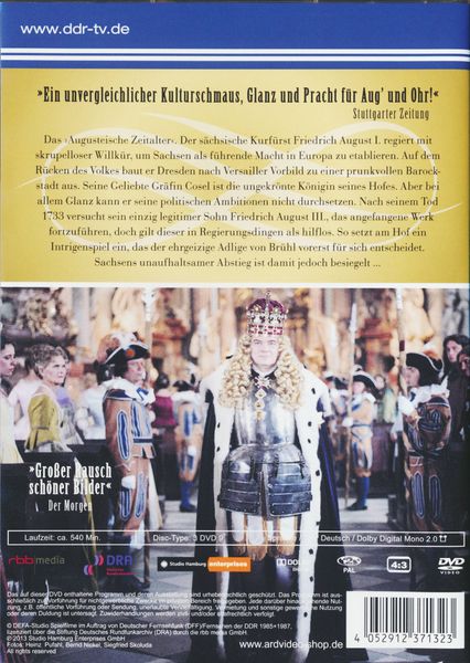 Produktbild: Sachsens Glanz und Preußens Gloria [3 DVDs]