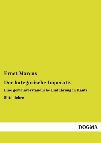 Produktbild: Der kategorische Imperativ