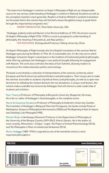 Produktbild: On Hegel's Philosophy of Right