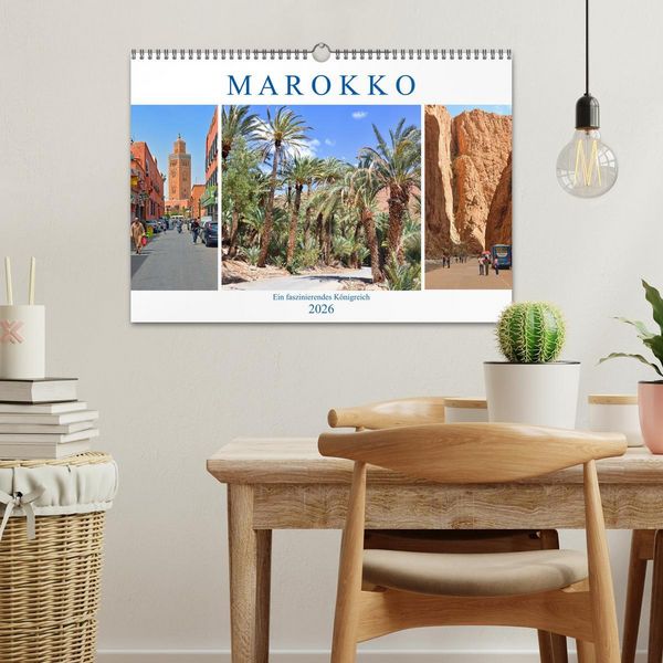 Produktbild: MAROKKO, ein faszinierendes K&ouml;nigreich (Wandkalender 2026 DIN A3 quer), CALVENDO Monatskalender