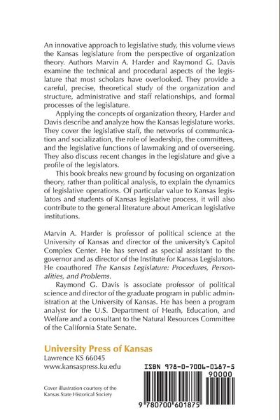 Produktbild: The Legislature as an Organization
