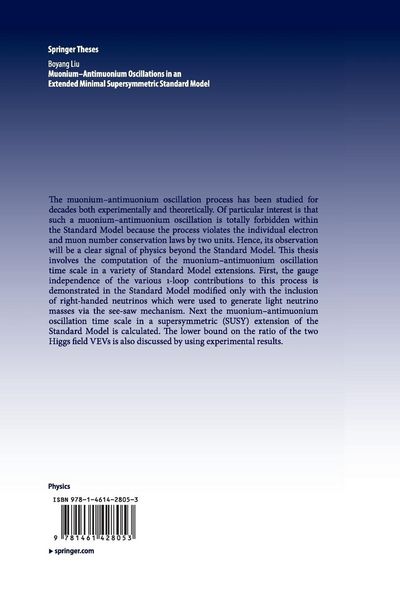 Produktbild: Muonium-antimuonium Oscillations in an Extended Minimal Supersymmetric Standard Model