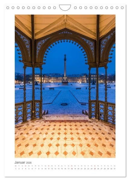 Produktbild: STUTTGART Impressionen (Wandkalender 2026 DIN A4 hoch), CALVENDO Monatskalender