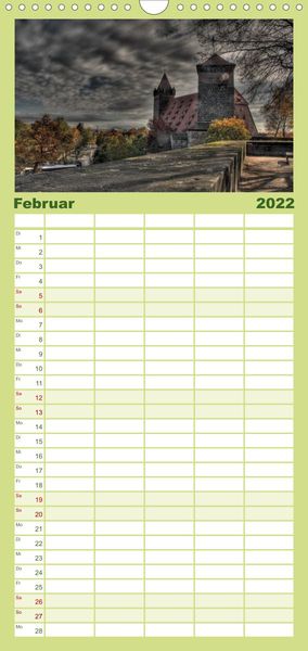 Produktbild: Familienplaner Meine Stadt N&uuml;rnberg (Wandkalender 2022 , 21 cm x 45 cm, hoch)