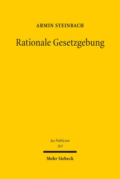 Produktbild: Rationale Gesetzgebung