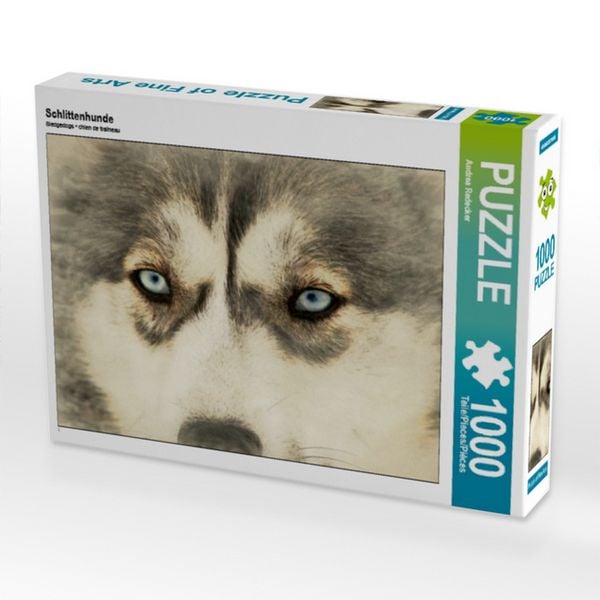 Produktbild: CALVENDO Puzzle Schlittenhunde | 1000 Teile Lege-Gr&ouml;&szlig;e 64x48cm Foto-Puzzle f&uuml;r gl&uuml;ckliche Stunden