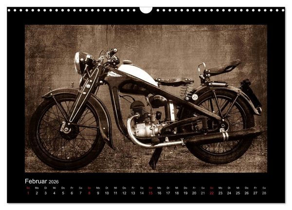 Produktbild: Motorrad Oldtimer (Wandkalender 2026 DIN A3 quer), CALVENDO Monatskalender