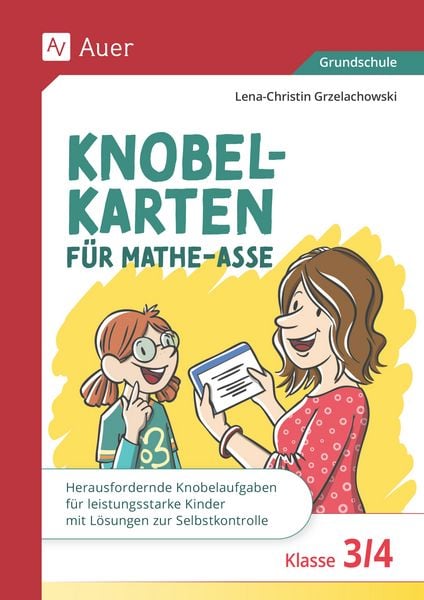 Produktbild: Knobelkarten f&uuml;r Mathe-Asse - Klasse 3/4